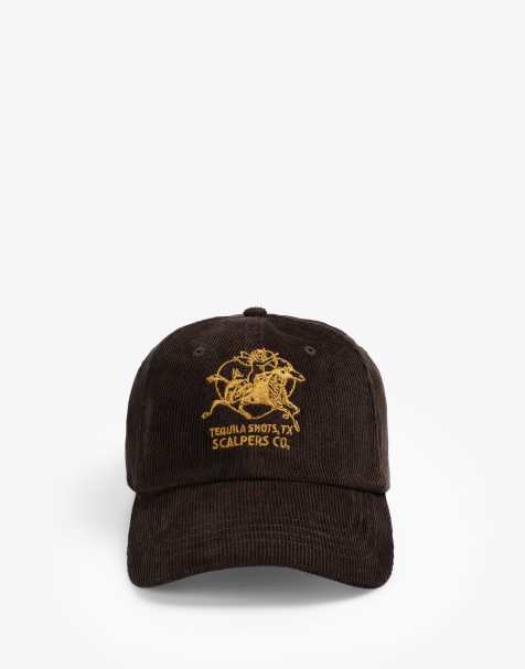 Scalpers - Sctequila - Pet van corduroy in bruin - view 1