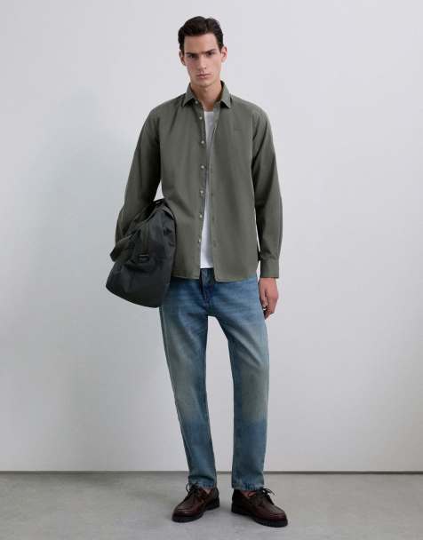 Scalpers – Seattle – Hemd in dunklem Khaki - view 1