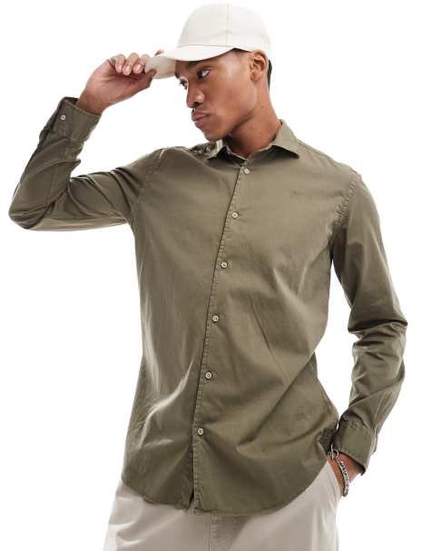 Scalpers - Seattle K - Camicia kaki scuro - view 1