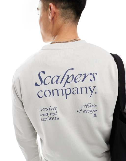 Scalpers - Serious - Sweater in grijs