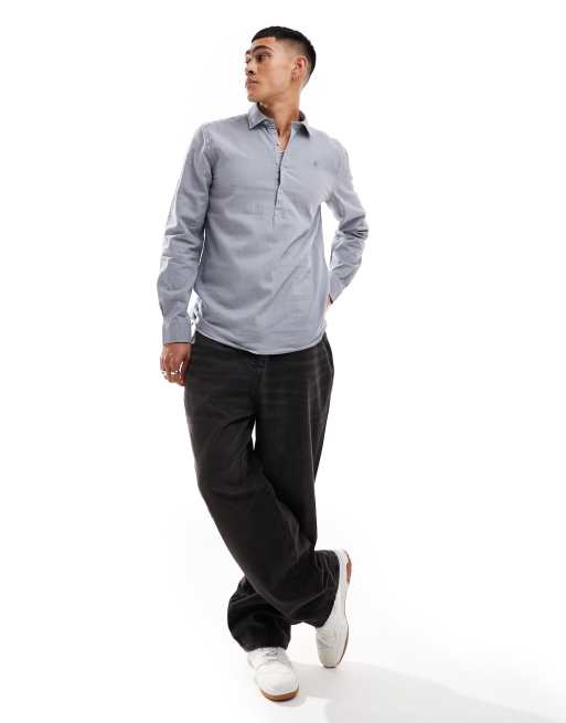 Scalpers shirt in greyish blue, 3 of 4