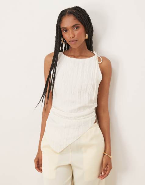 Scalpers Sirtex top in white