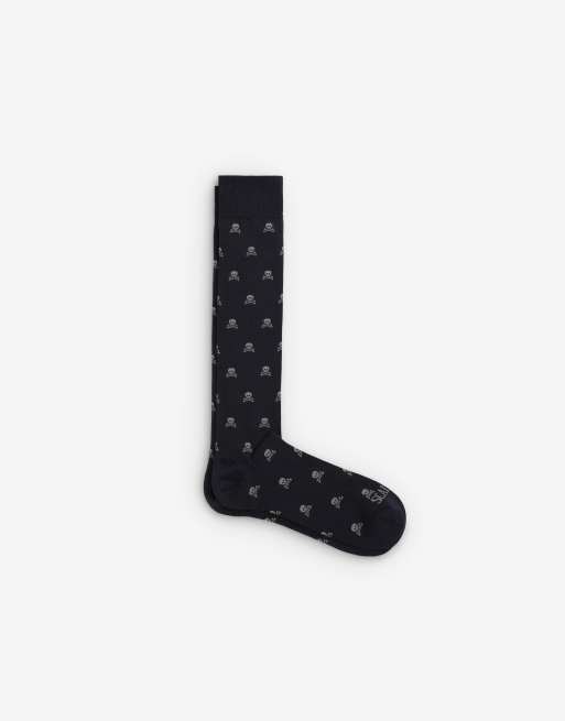 Scalpers Skull socks in navy