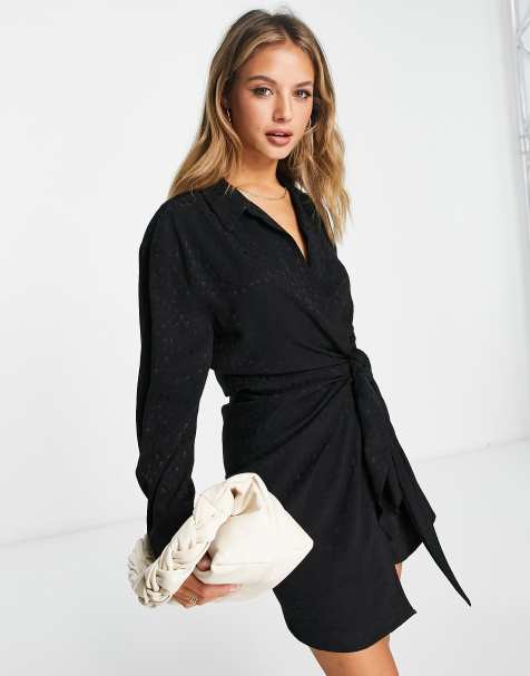 Scalpers skull star midi dress in black - view 1