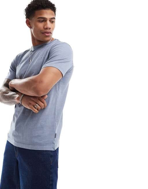 Scalpers skull t-shirt in blue