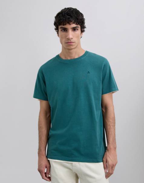 Scalpers - Skull - T-shirt in donkergroen - view 1