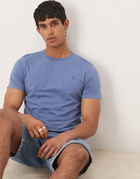 Scalpers Skull tee in blue - view 1