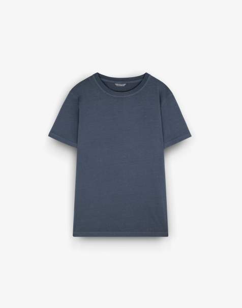 Scalpers Skull tee in dark navy - view 1