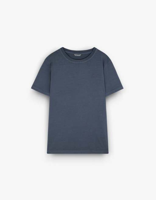 Scalpers Skull tee in dark navy