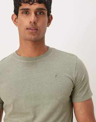 Scalpers Skull Tee In Gray