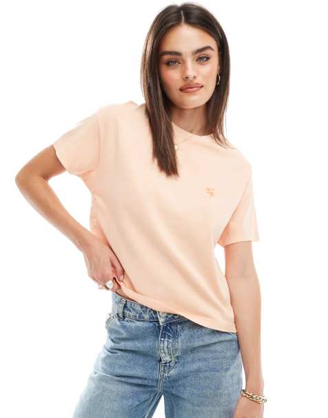 Scalpers - Snaps - T-shirt in perzik - view 1