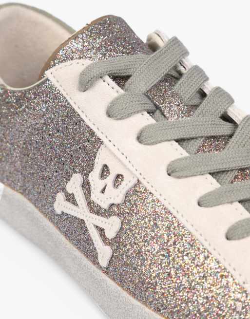 Scalpers - Sneakers met glitterdetail in goud, 2 van 4