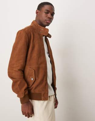 Scalpers Sonora Suede Jacket In Neutral