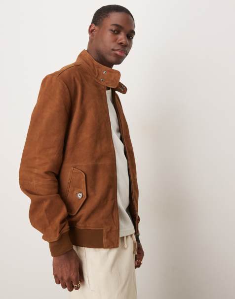Scalpers Sonora suede jacket in caramel - view 1