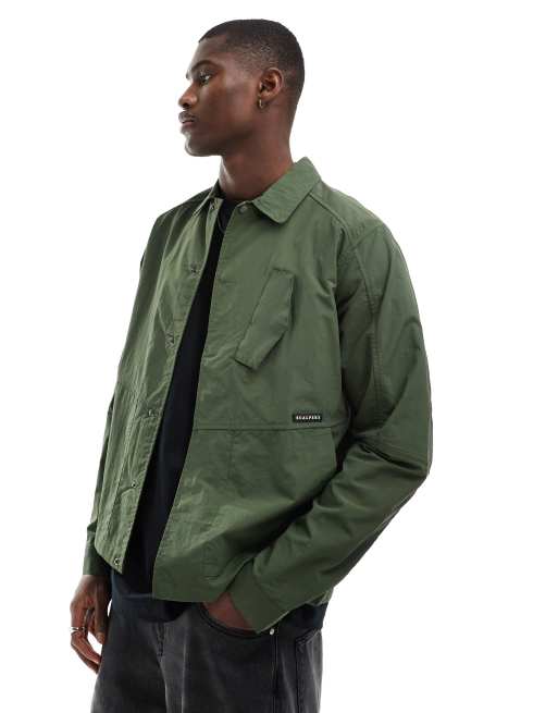 Scalpers - Spencer - Overshirt in groen