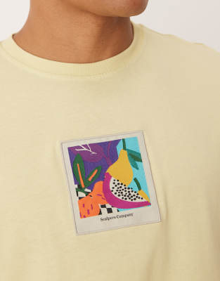 Scalpers Still Life Patch Tee In Green