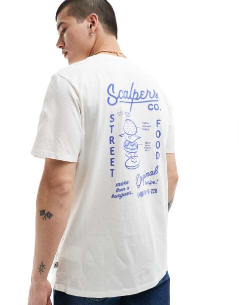 Scalpers street t-shirt in off white - view 1