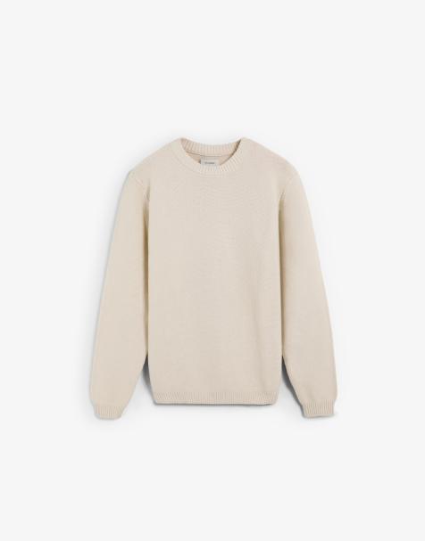Scalpers – Strukturierter Strickpullover in Cremeweiß - view 1