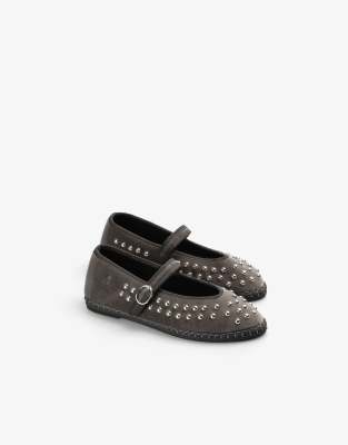 Scalpers Studded Mary Jane Slippers