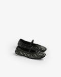 [Scalpers] Scalpers studs ballerina flats in black 39 BLACK