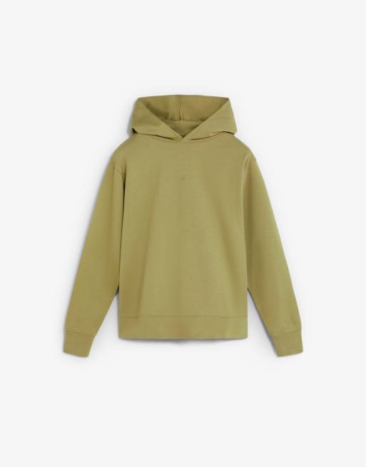 Scalpers - Sweat à capuche basique délavé - Kaki