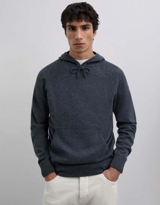 Scalpers - Sweat à capuche en maille - Gris foncé, 2 de 5