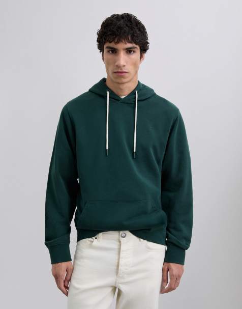 Scalpers - Sweat à capuche - Vert foncé délavé - view 1