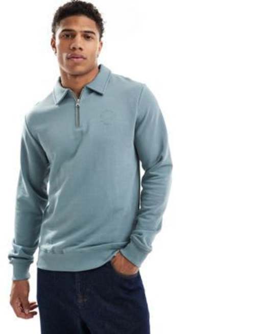 Scalpers - Sweat à fermeture éclair - Vert clair