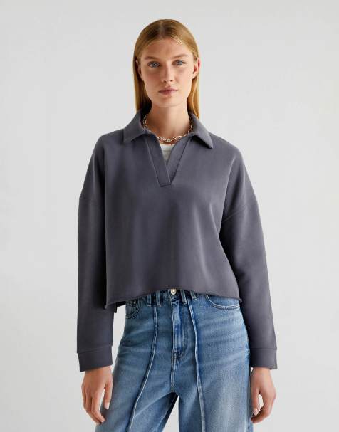 Scalpers - Sweater met polokraagje in donkergrijs - view 1