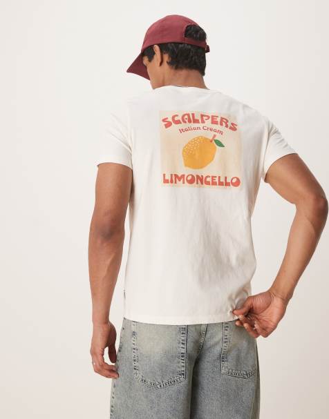 Scalpers - T-shirt à imprimé Limoncello - Blanc cassé - view 1