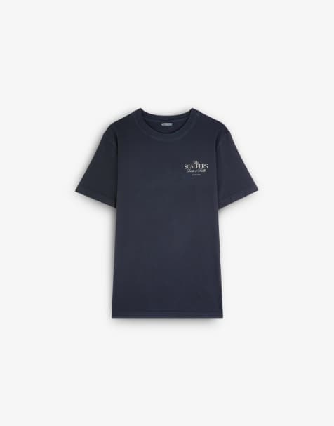 Scalpers - T-shirt à motif Taste Talk - Anthracite - view 1