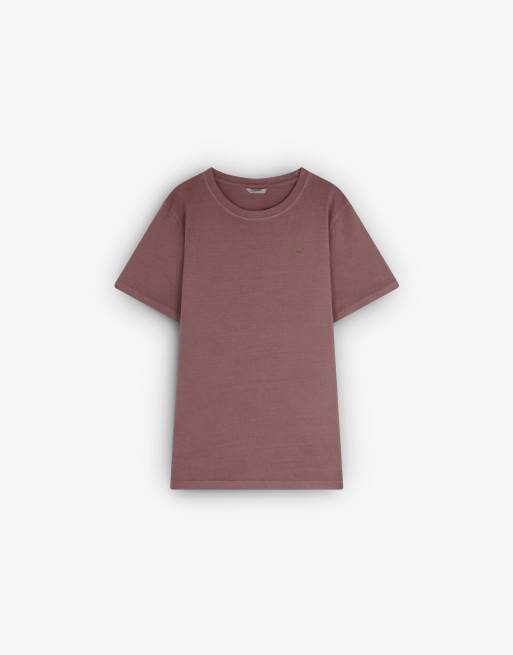 Scalpers - T-shirt met logo in bordeauxrood