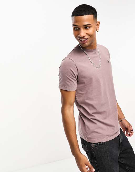 Scalpers - T-shirt met schedellogo in bordeauxrood