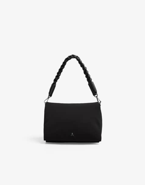 Scalpers – Tasche in Schwarz mit Totenkopfmotiv - view 1