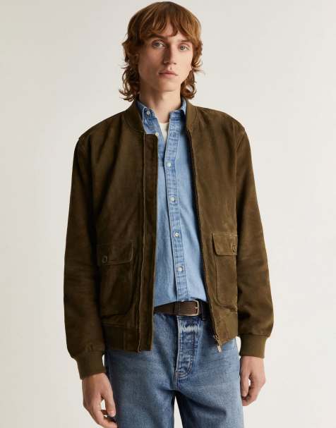 Scalpers - Thomas - Veste en daim - Vert - view 1