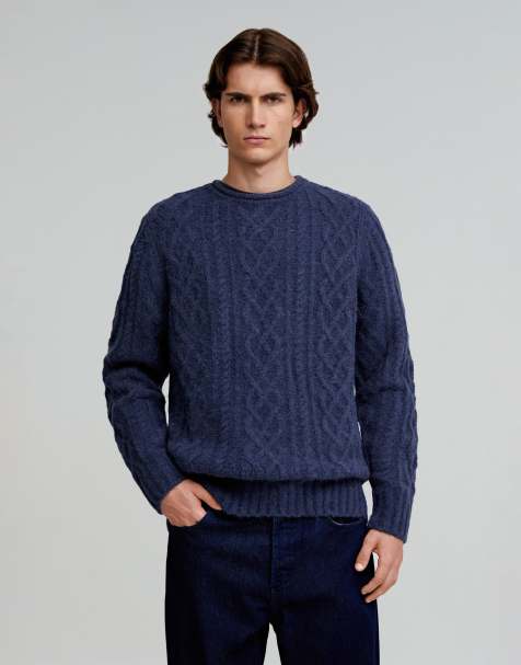 Scalpers - Tiamis - Pull en maille - Bleu - view 1
