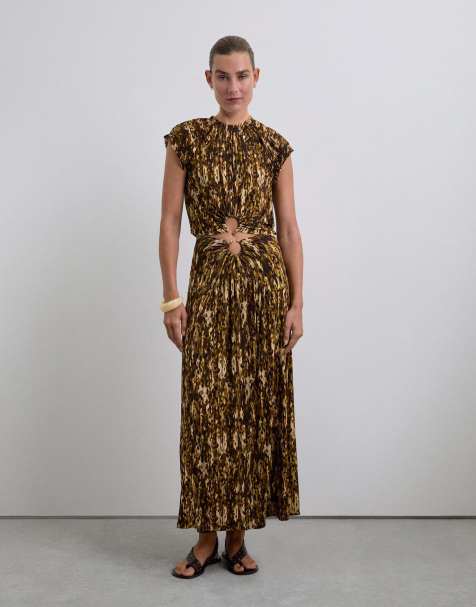 Scalpers - Top - Marron et moutarde - view 1