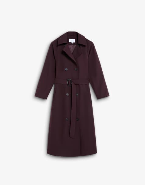Scalpers - Trench bordeaux - view 1