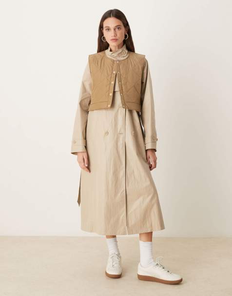 Scalpers - Trench e gilet colore naturale - view 1