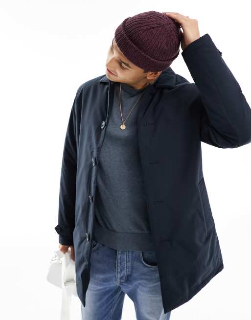 Scalpers – Trenchcoat in Marineblau