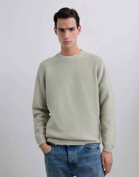 Scalpers - Tricot sweater in licht kaki - view 1