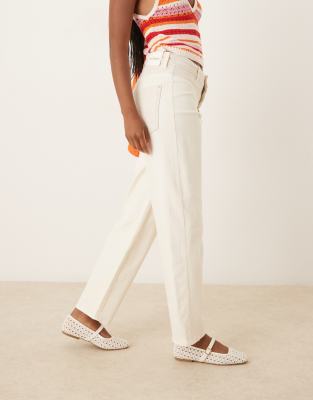 Scalpers Trize Denim Pants In Orange