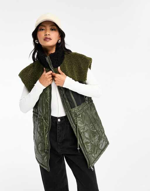 Scalpers – Utility-Weste in Khaki
