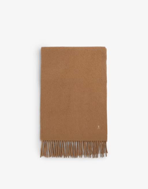 Scalpers vagham basic scarf in camel  