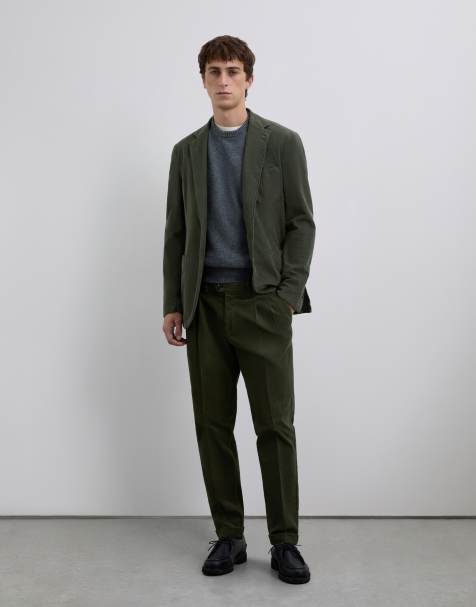 Scalpers - Velaz - Broek van corduroy in kaki - view 1