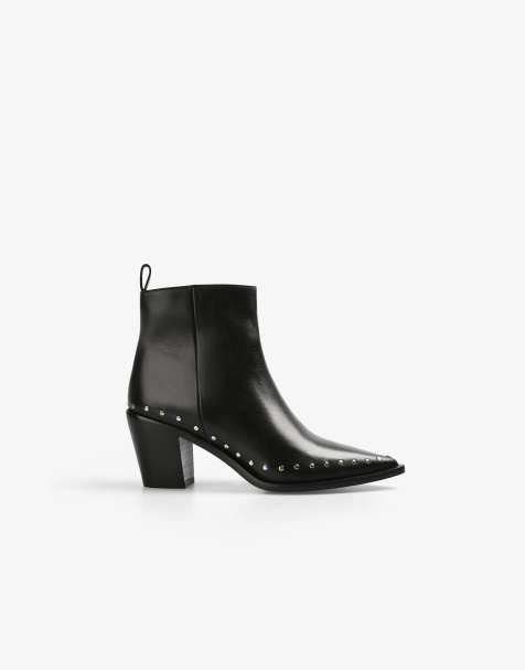 Scalpers - Vintage - Laarzen met studs in zwart - view 1