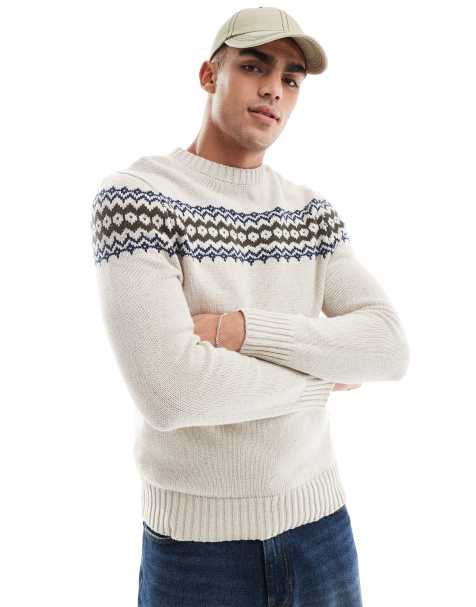 Scalpers Winter Zorn Tricot Sweater In Cream - view 1