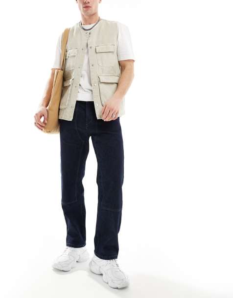 Scalpers worker jeans in dark blue - view 1