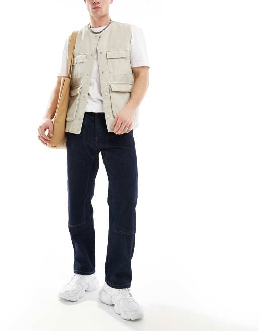 Scalpers worker jeans in dark blue