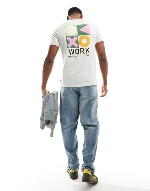 Scalpers workshop t-shirt in light grey